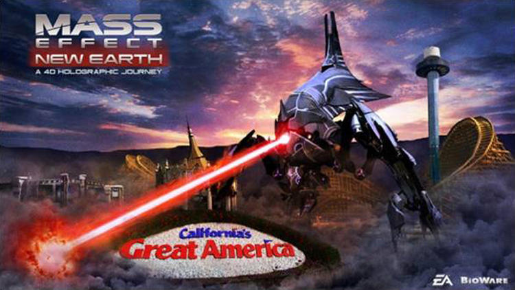 ...while Mass Effect: New Earth opens at California's Great America