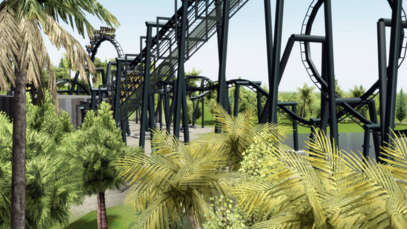 Batman The Ride Recreated With Roller Coaster Tycoon 3 Coaster101