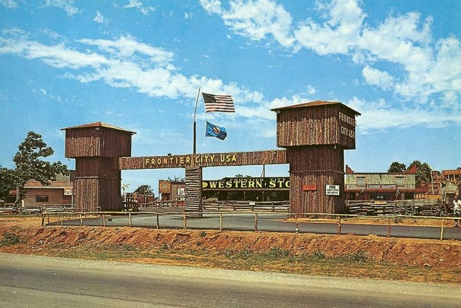 Vintage Frontier City Photographs Coaster101