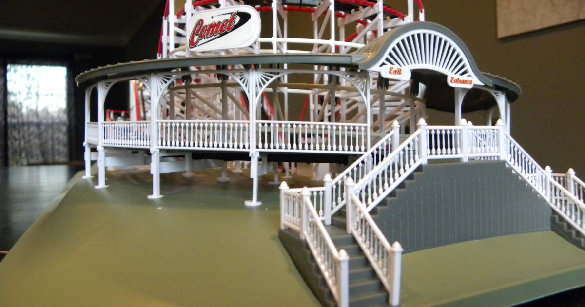 coasterdynamix comet wooden coaster model