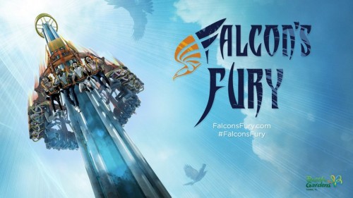 Falcon's Fury Busch Gardens Tampa - Key Visual with Logo (Medium)