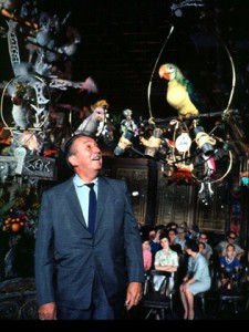 Walt in the new Enchanted Tiki Room.