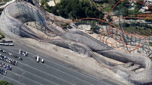 six flags magic mountain colossus closure