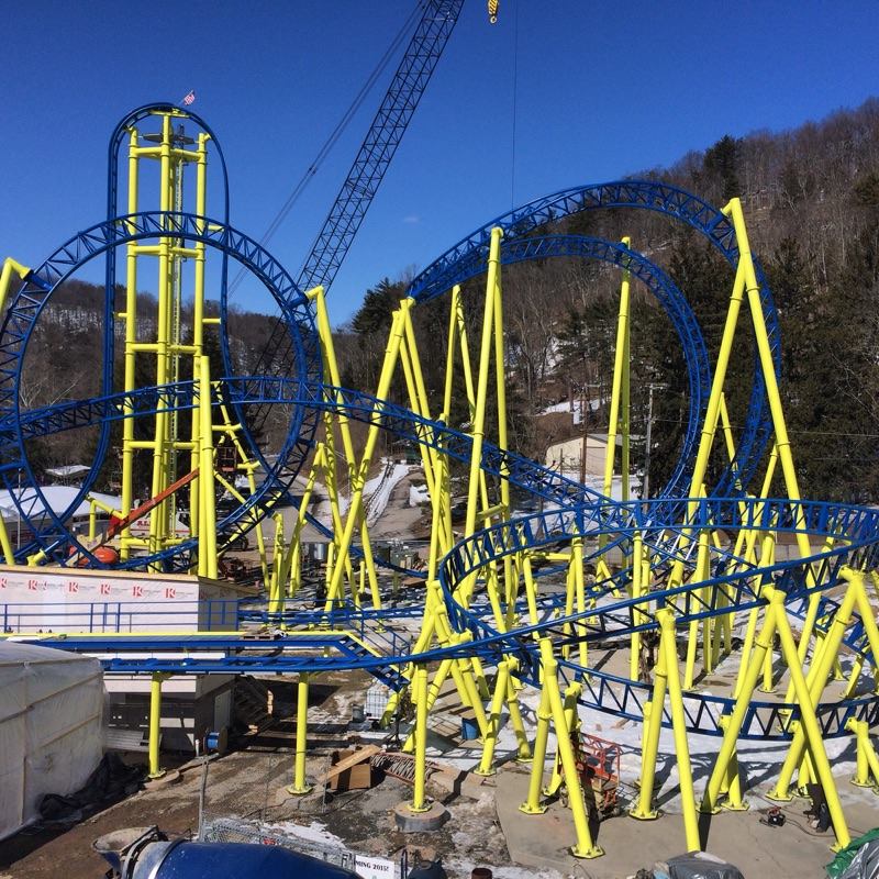 Knoebels' Impulse Reaches Tallest Peak Coaster101