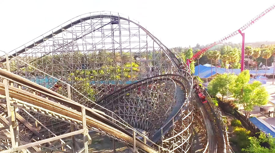 Roar Closing at Six Flags Discovery Kingdom Coaster101