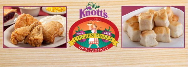 Most importantly, an upgraded Mrs. Knott's for the restaurants 81st year.