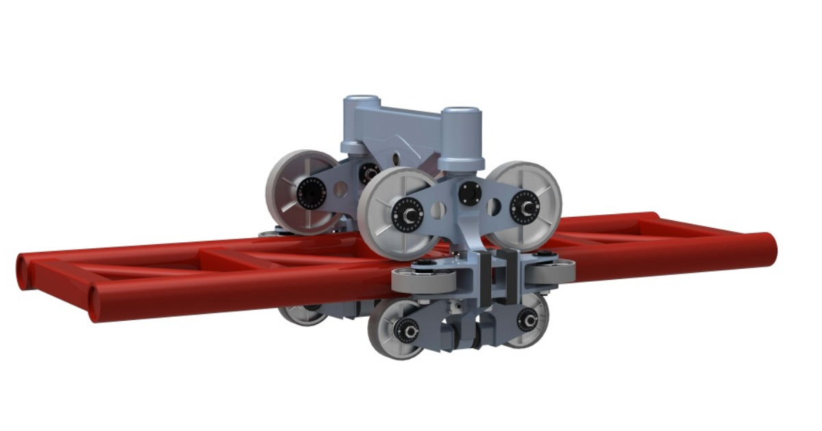 roller coaster wheel carrier