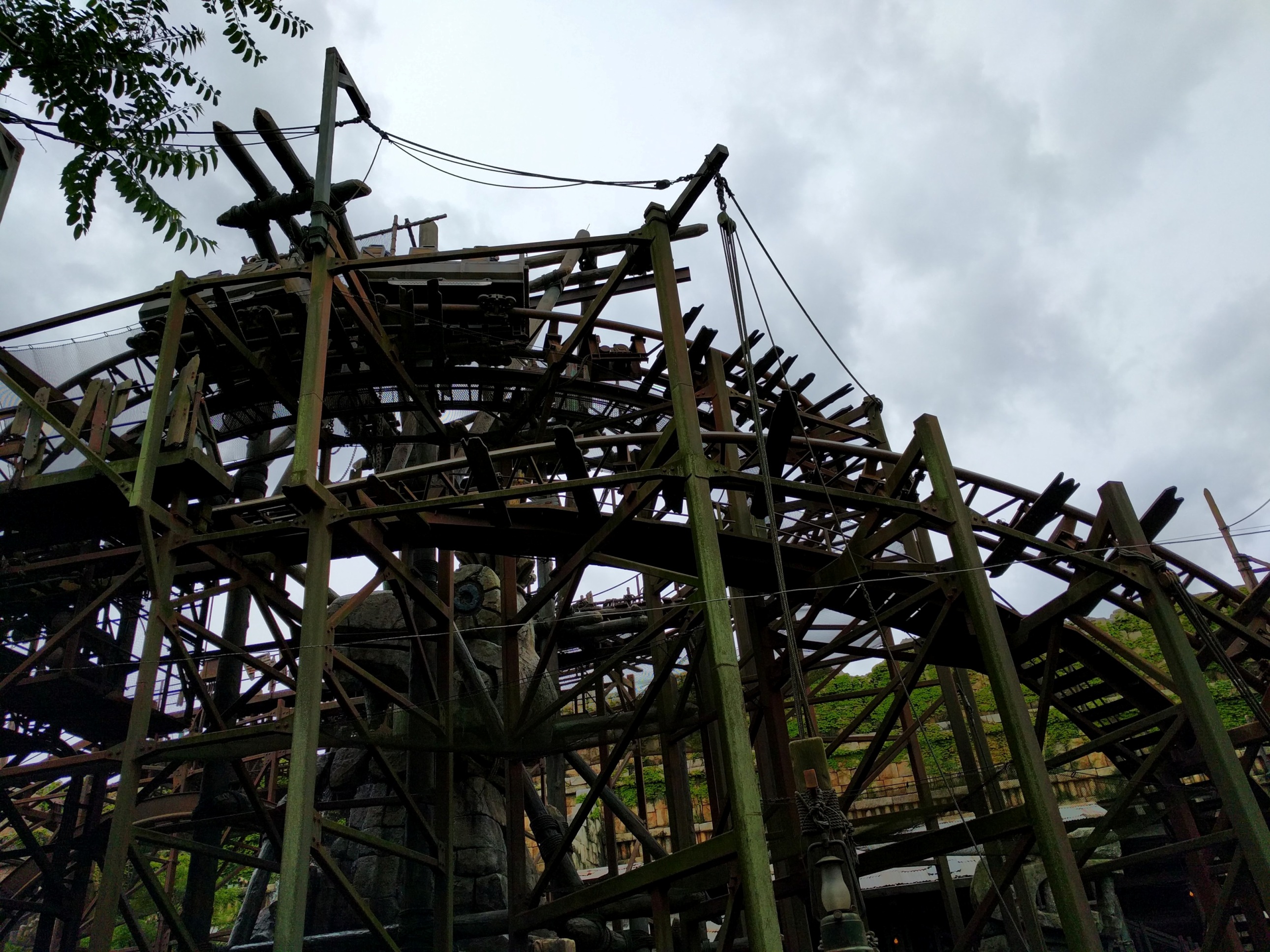 The compact coaster isn't large or too intense, but it has some decent thrills.