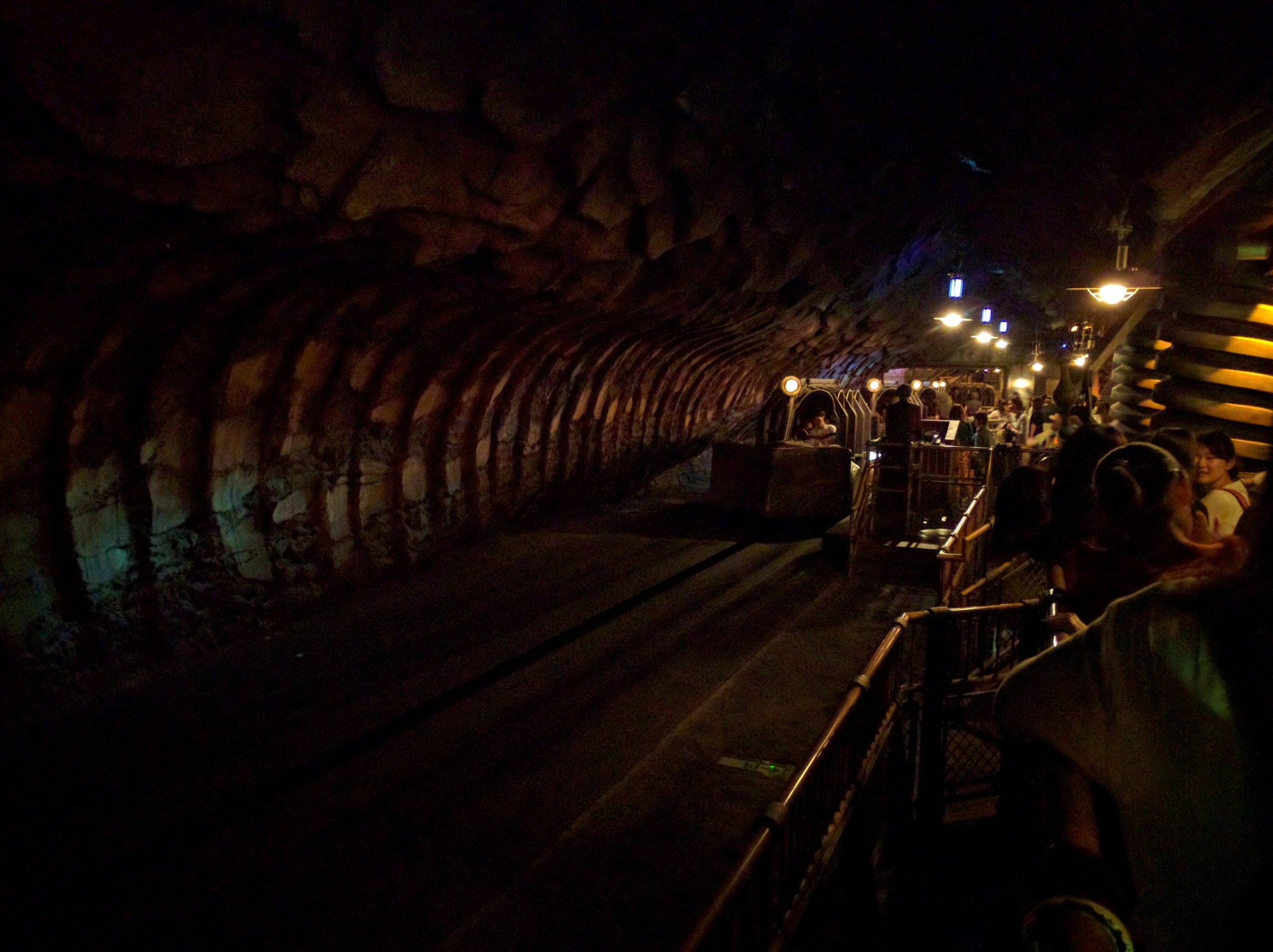 One downside to these ride vehicles? Too many things obstructing the view of the riders. But the design looks really good.