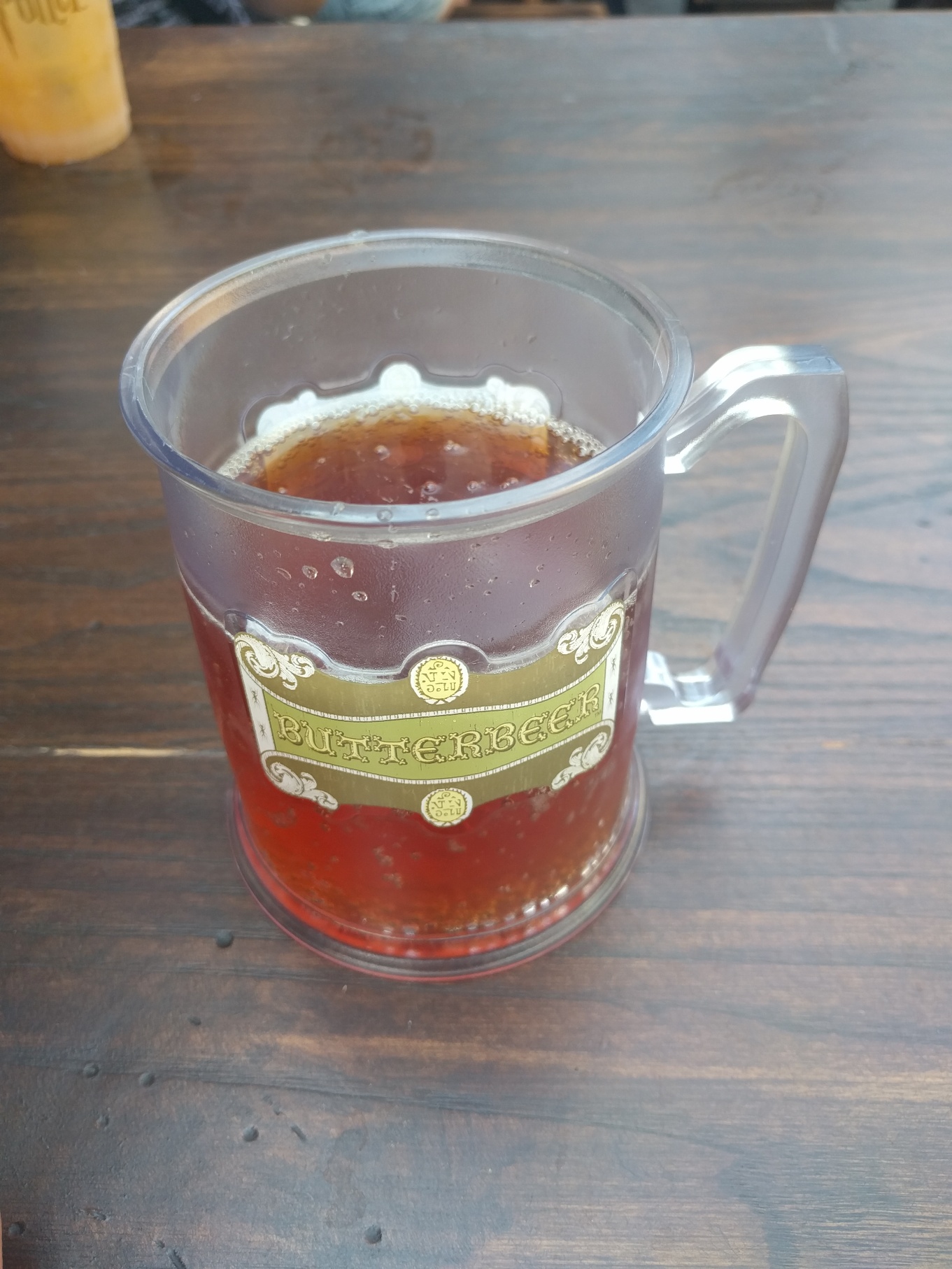 Hogs Head ale in a butterbeer mug.
