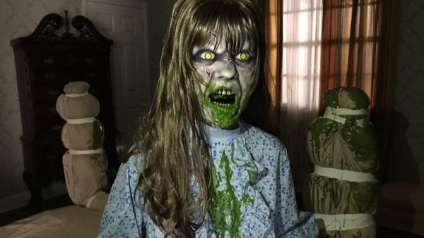 One of the props in the exorcist maze, courtesy Brady MacDonald, LA Times.