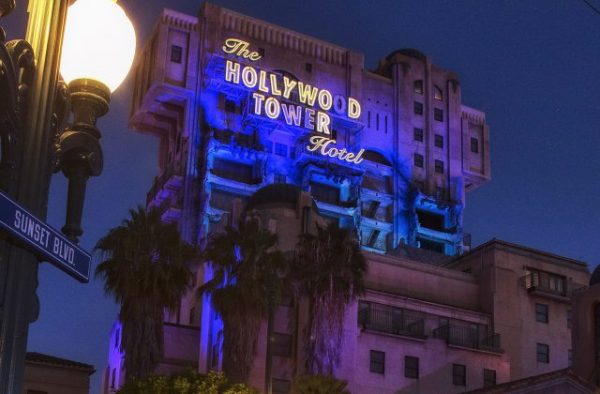 Tower of Terror will be including some special celebrations for its final Halloween, including a pitch dark ride at night. (courtesy Disneyland)