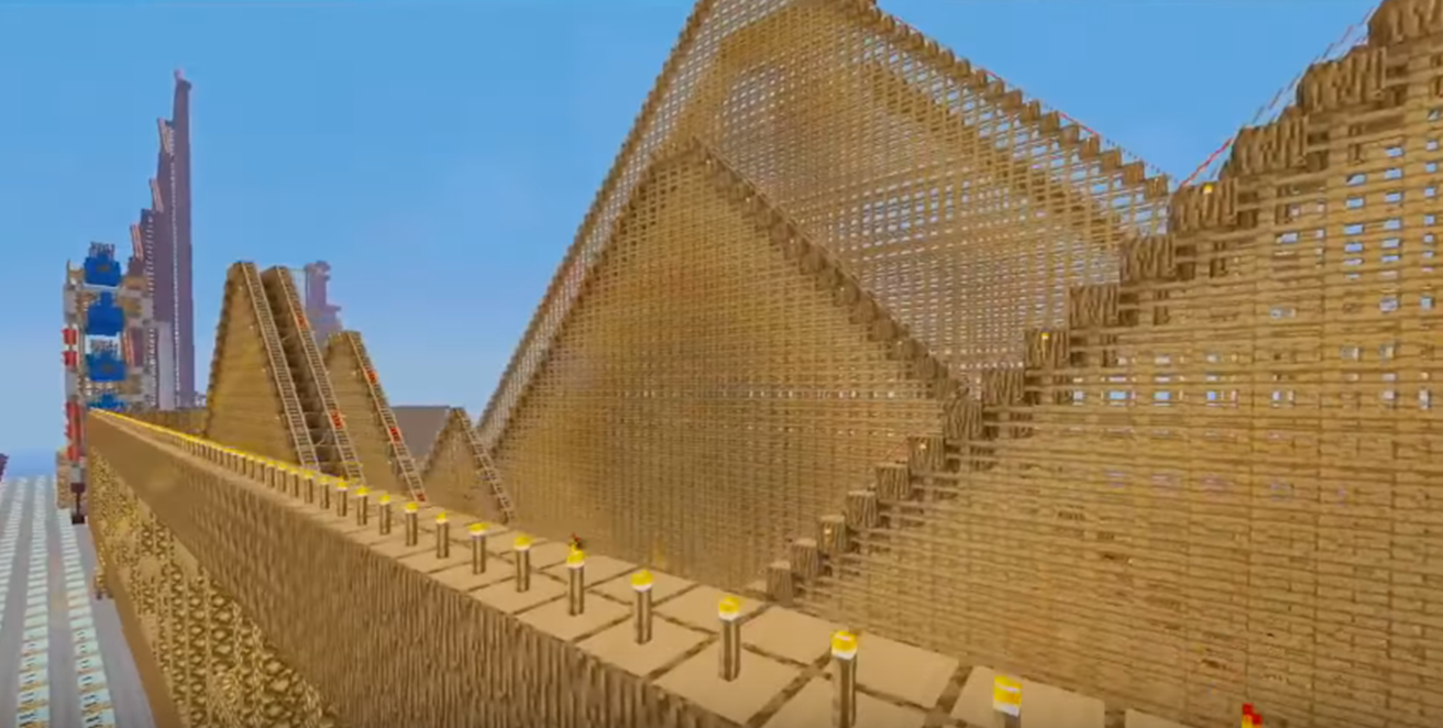 How Minecraft Roller Coaster Tricks are Applied in Real Theme