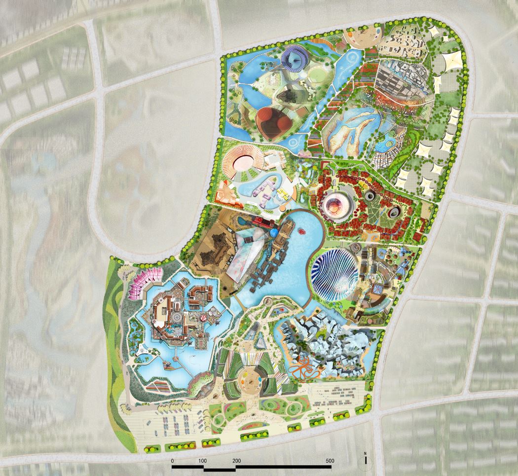 Global 100 theme park site overview