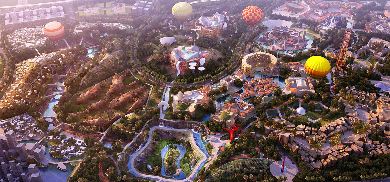 Global 100 theme park in China design overview