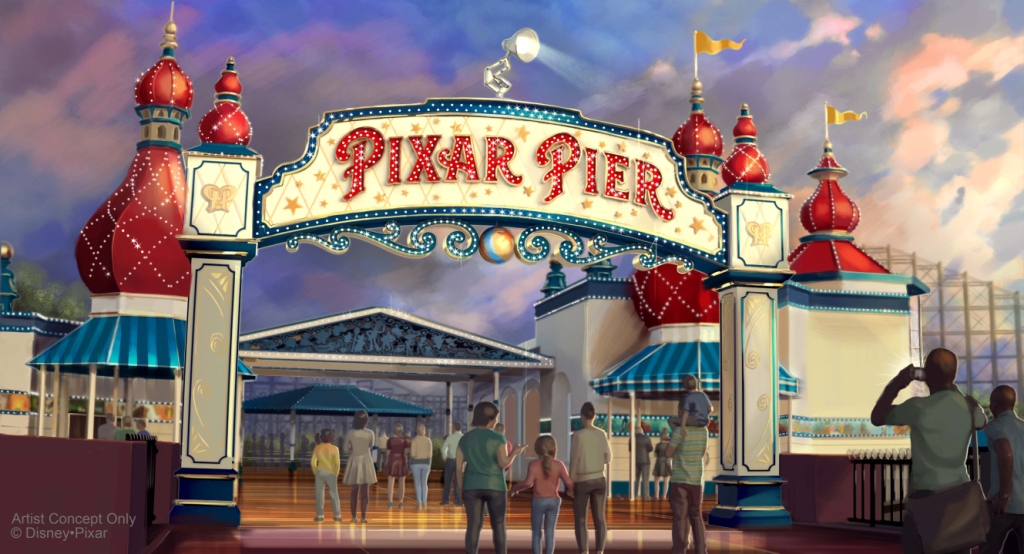 Pixar Pier and Incredicoaster Opening This Weekend at 