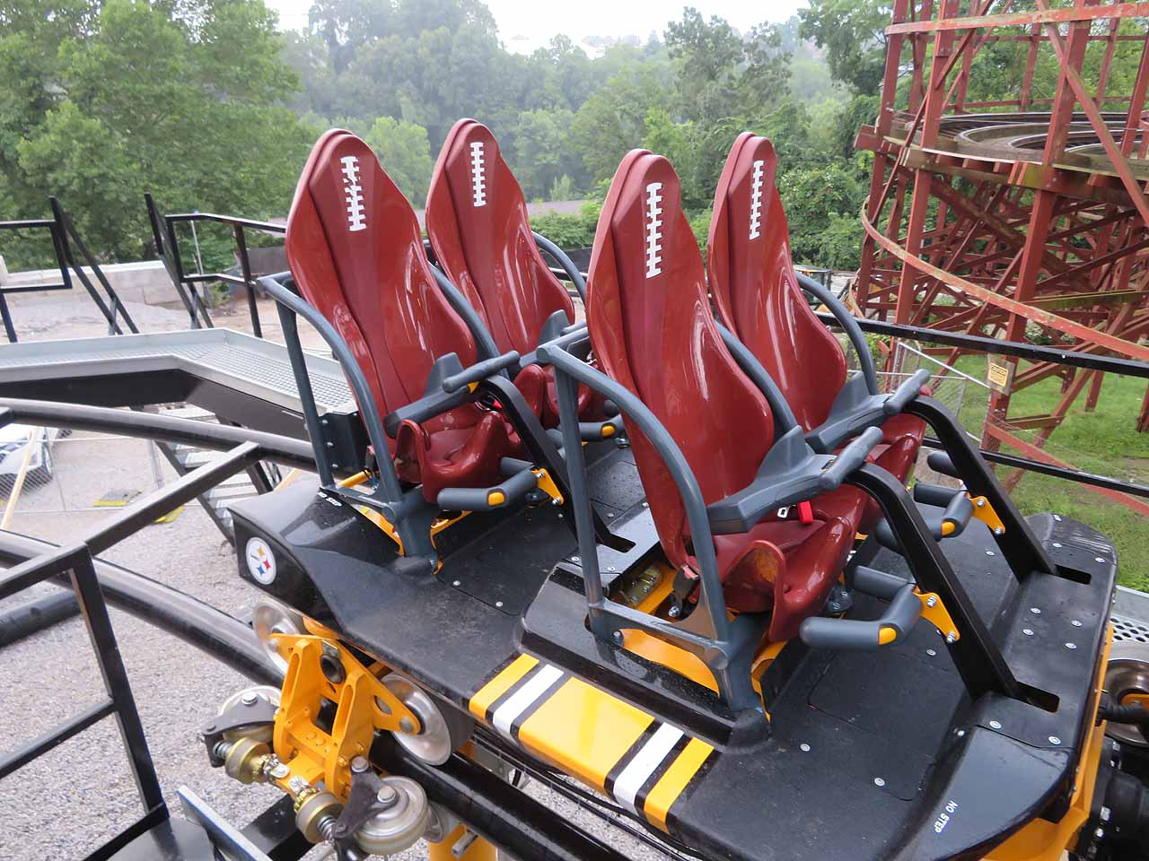 The Steel Curtain Debuts At Kennywood Coaster101