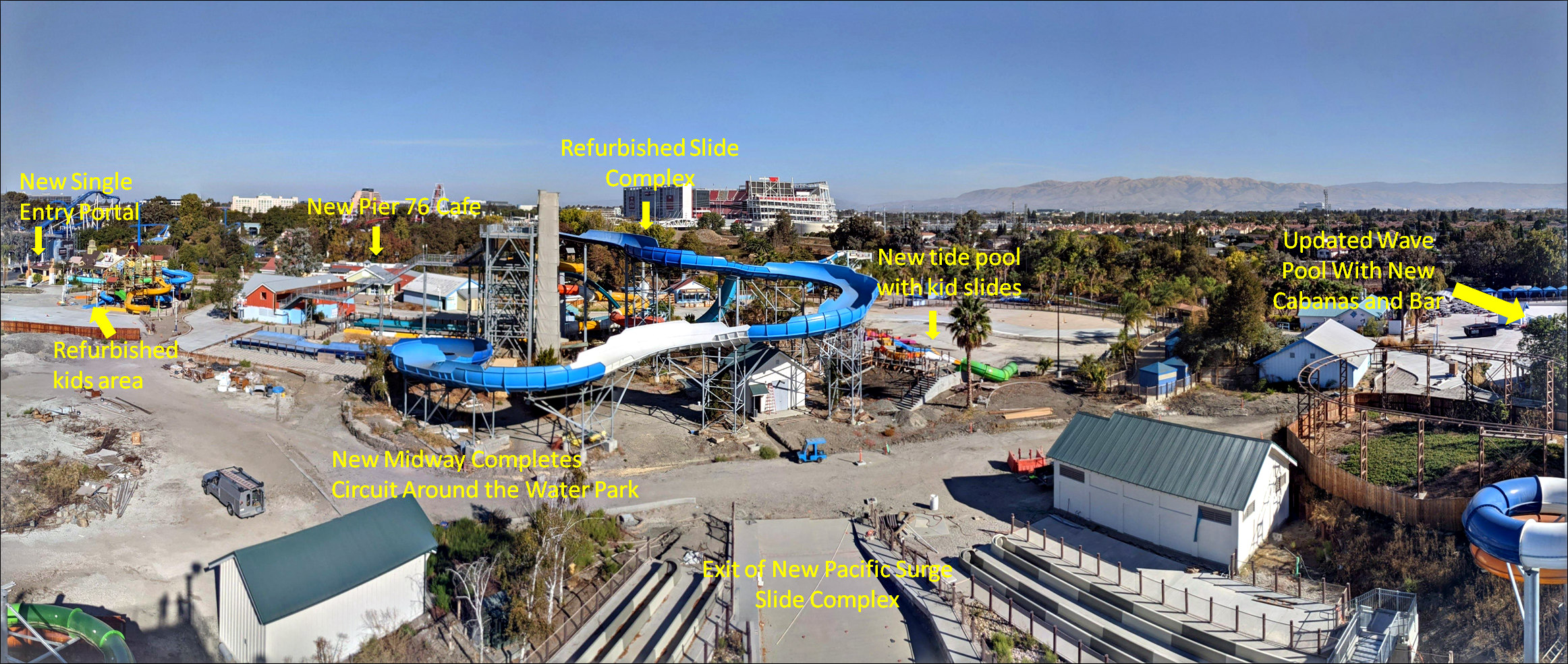 South Bay Shores Construction Tour At California's Great America
