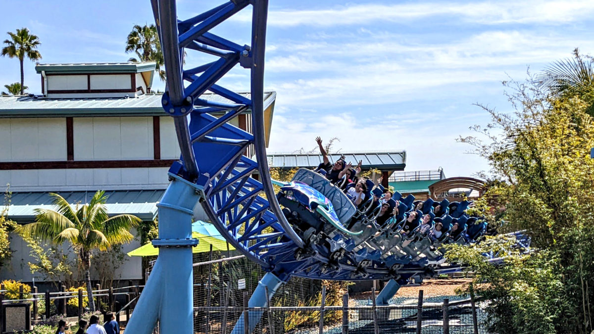Manta Coaster at SeaWorld San Diego