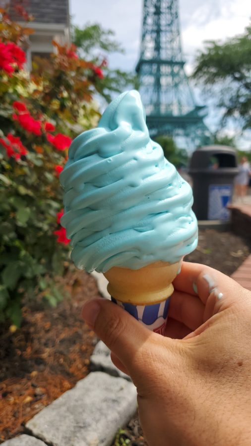 kings island blue ice cream cone
