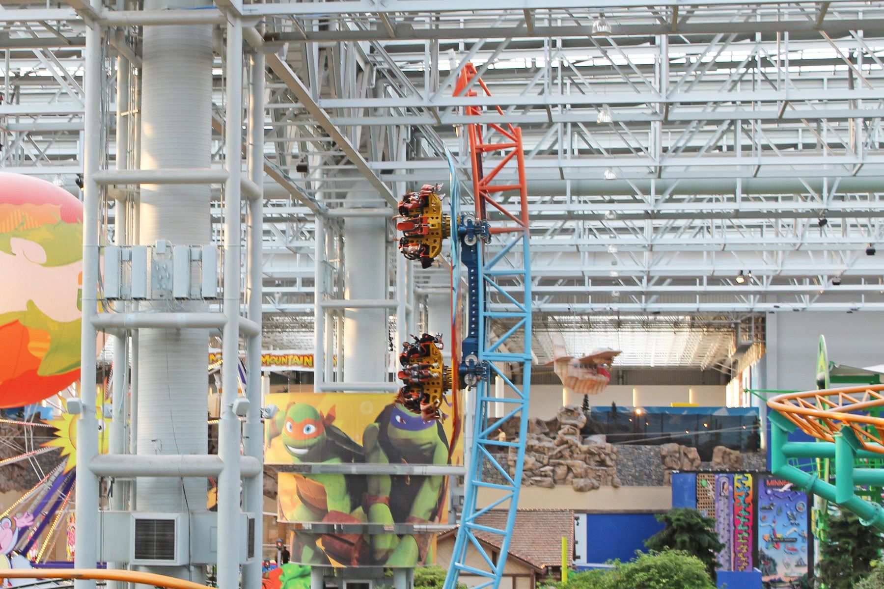 Nickelodeon Universe Mall of America Roller Coasters Reviewed - Coaster101