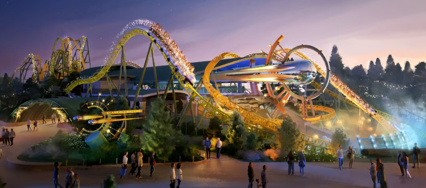 New for 2025 Roller Coasters - Starfall Racers at Universal Epic Universe