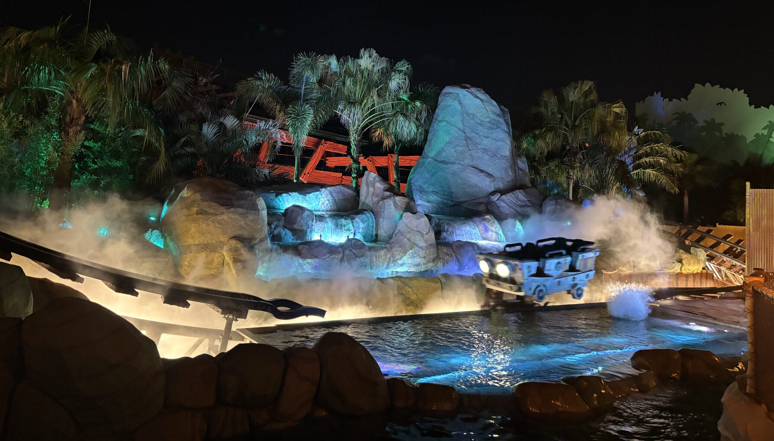 mine cart madness skims the water