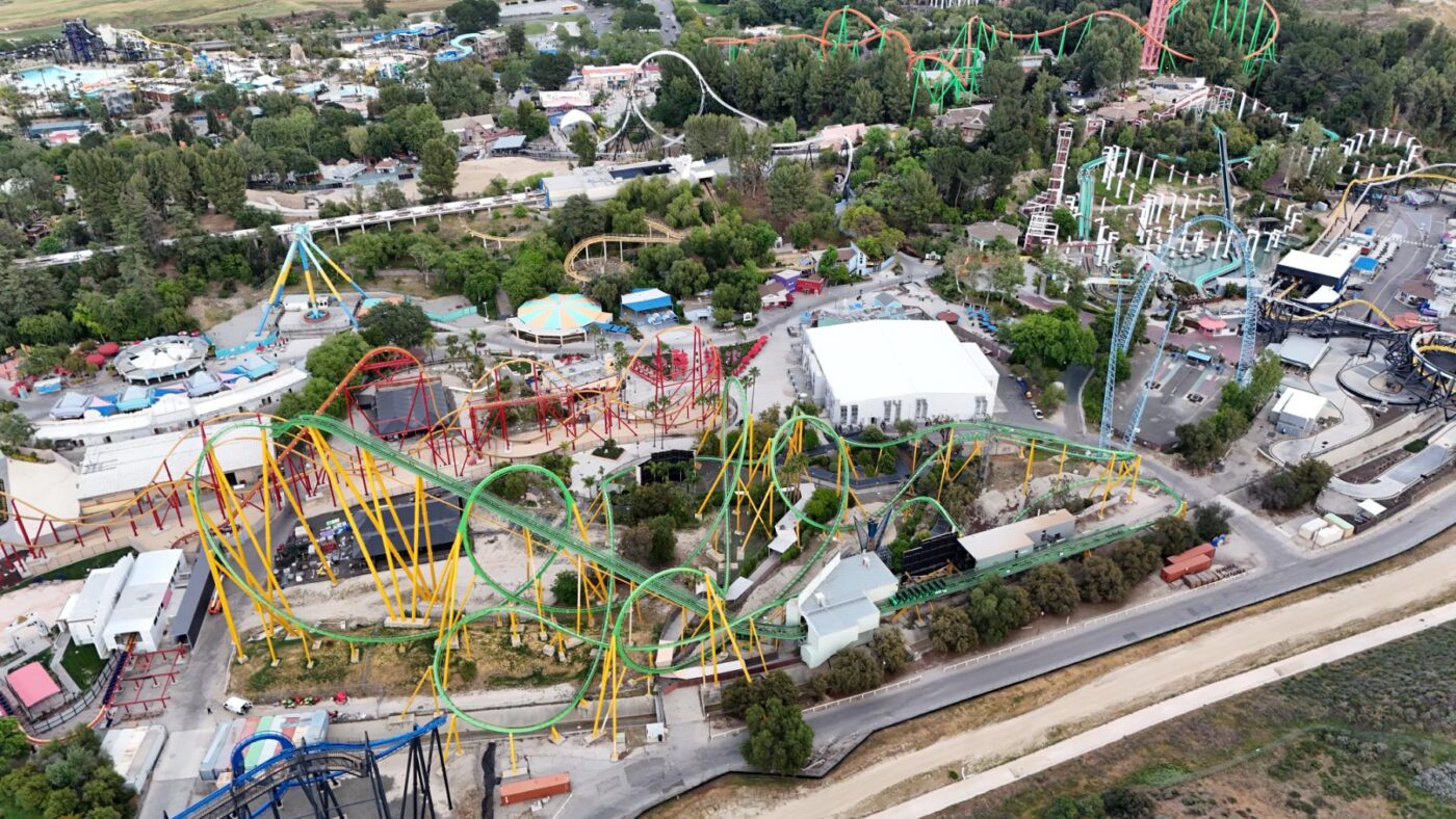 Six Flags Magic Mountain Aerials