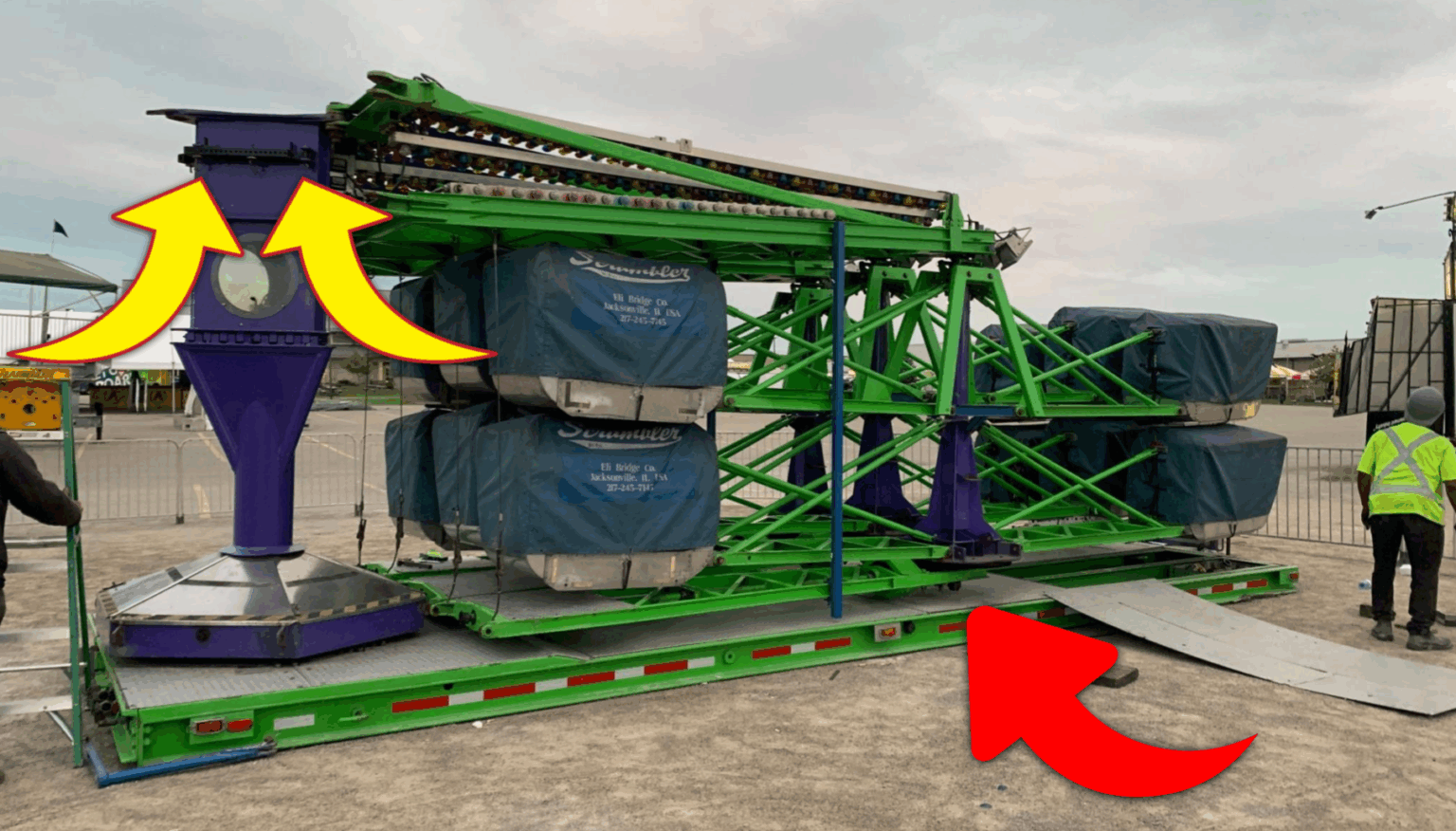 Scrambler Ride Assembly How to Pack Up a Scrambler: A 10-Step Guide to the Ride - Coaster101