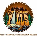 Carowinds' New Rip Roarin' Falls Ride Construction Goes VERTICAL