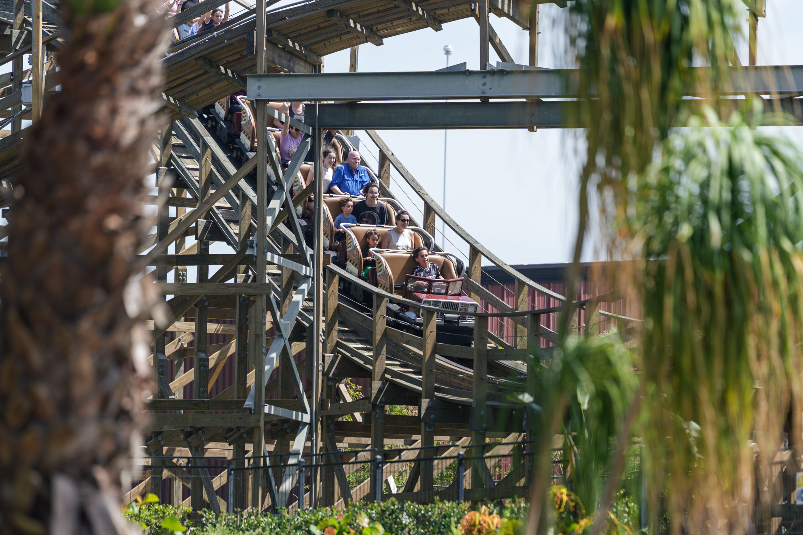 Florida's Only Fully Wooden Coaster, Coastersaurus, Reopens at