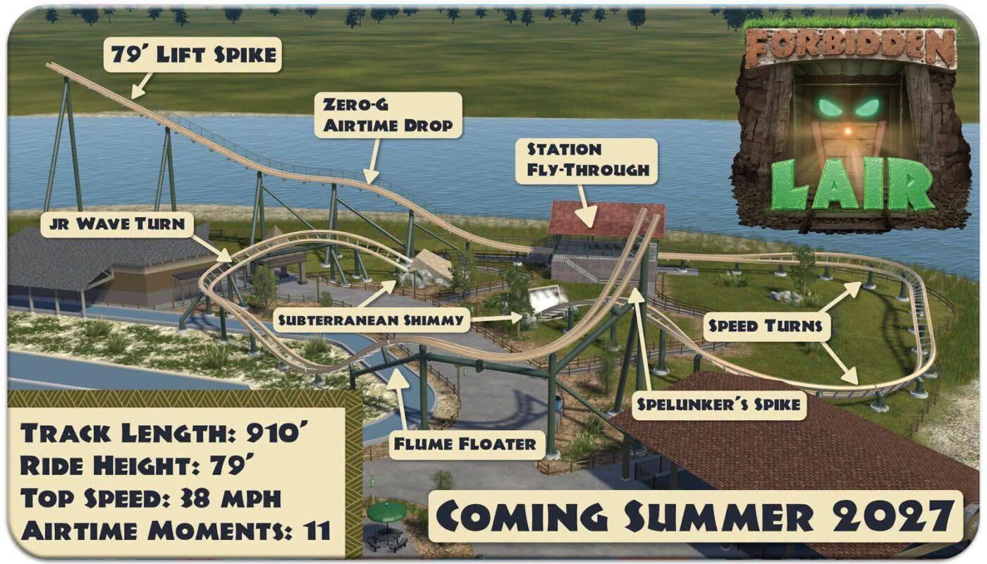 wild moose forbidden lair lost island layout RMC